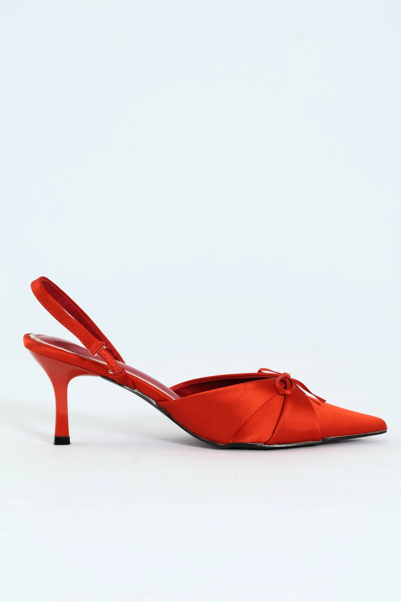 Pointy Bowed Slingback Heel - Rust sold by Edgars product image thumbnail 4