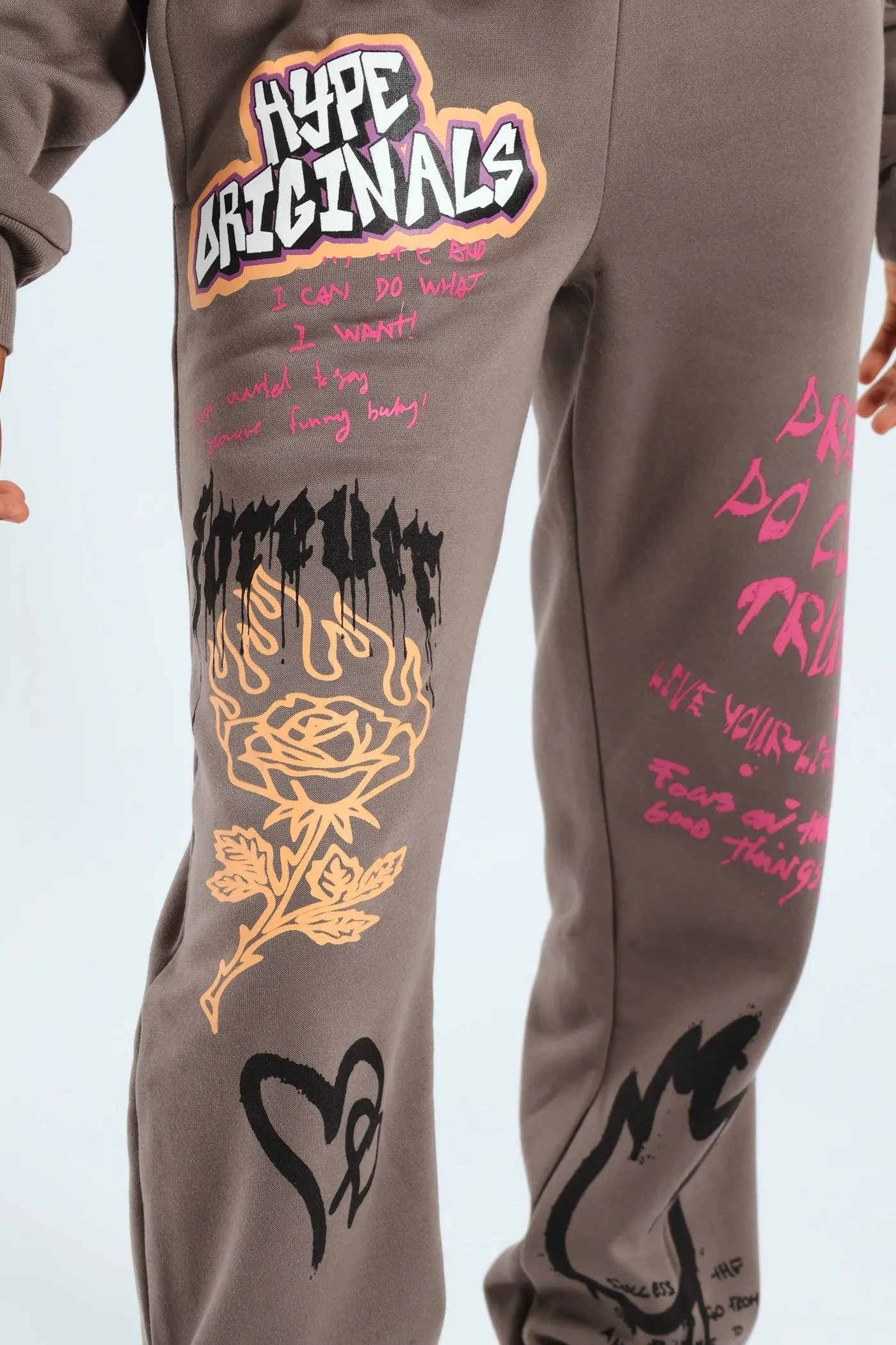 Graphic Printed Jogger - Charcoal sold by Edgars product image thumbnail 5