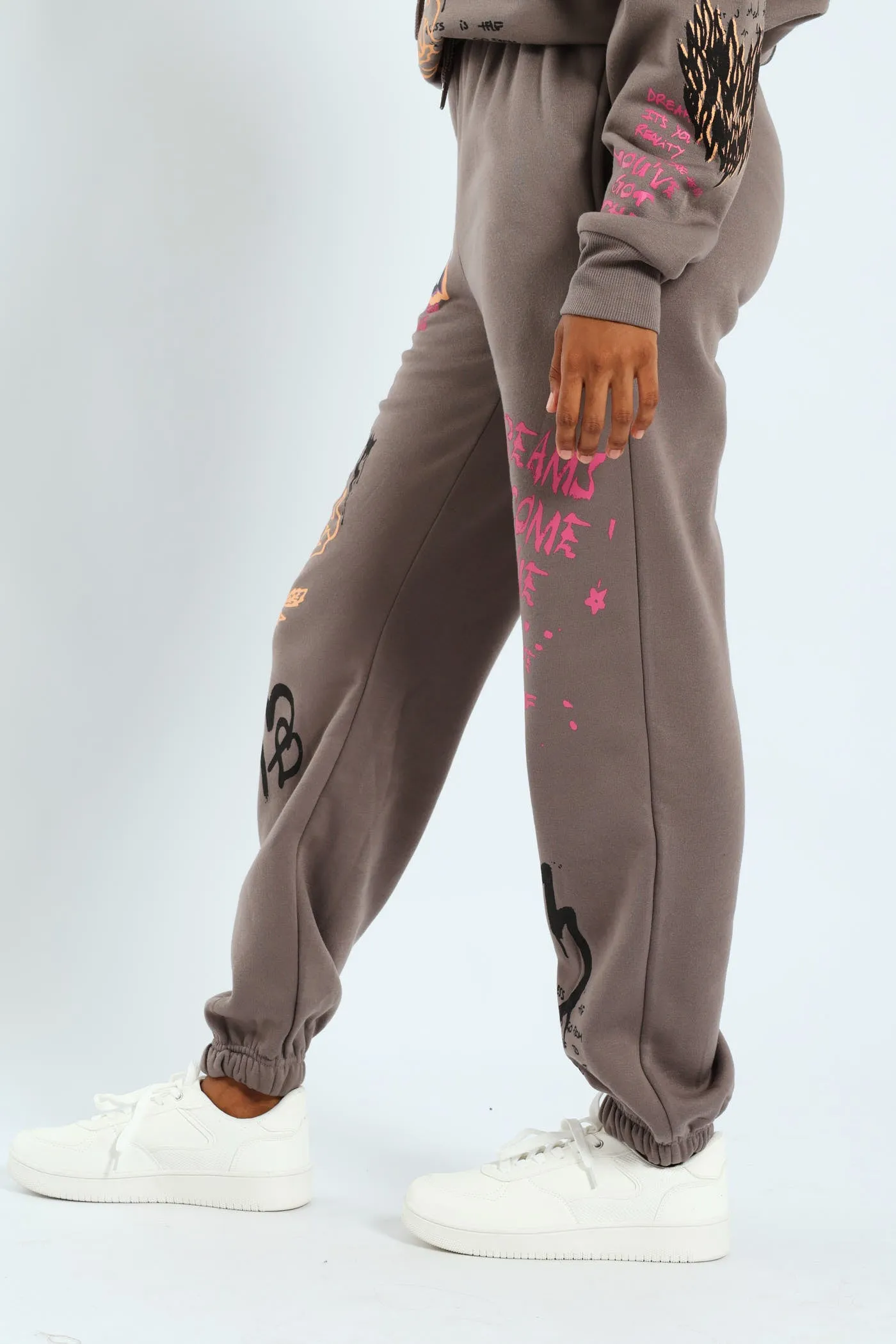 Graphic Printed Jogger - Charcoal sold by Edgars product image thumbnail 3