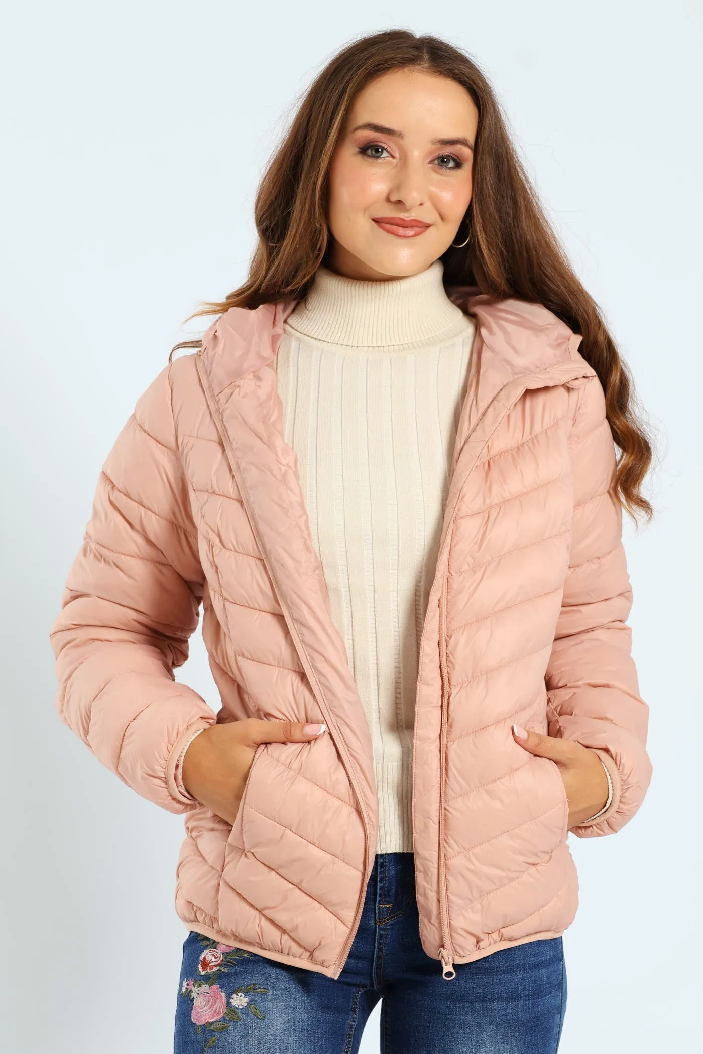 Classic Puffer With Hood - Rose sold by Edgars product image thumbnail 3