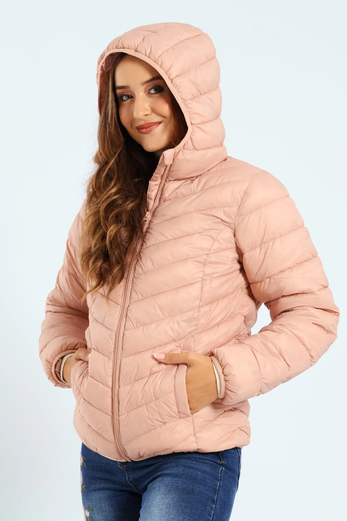 Classic Puffer With Hood - Rose sold by Edgars product image thumbnail 2