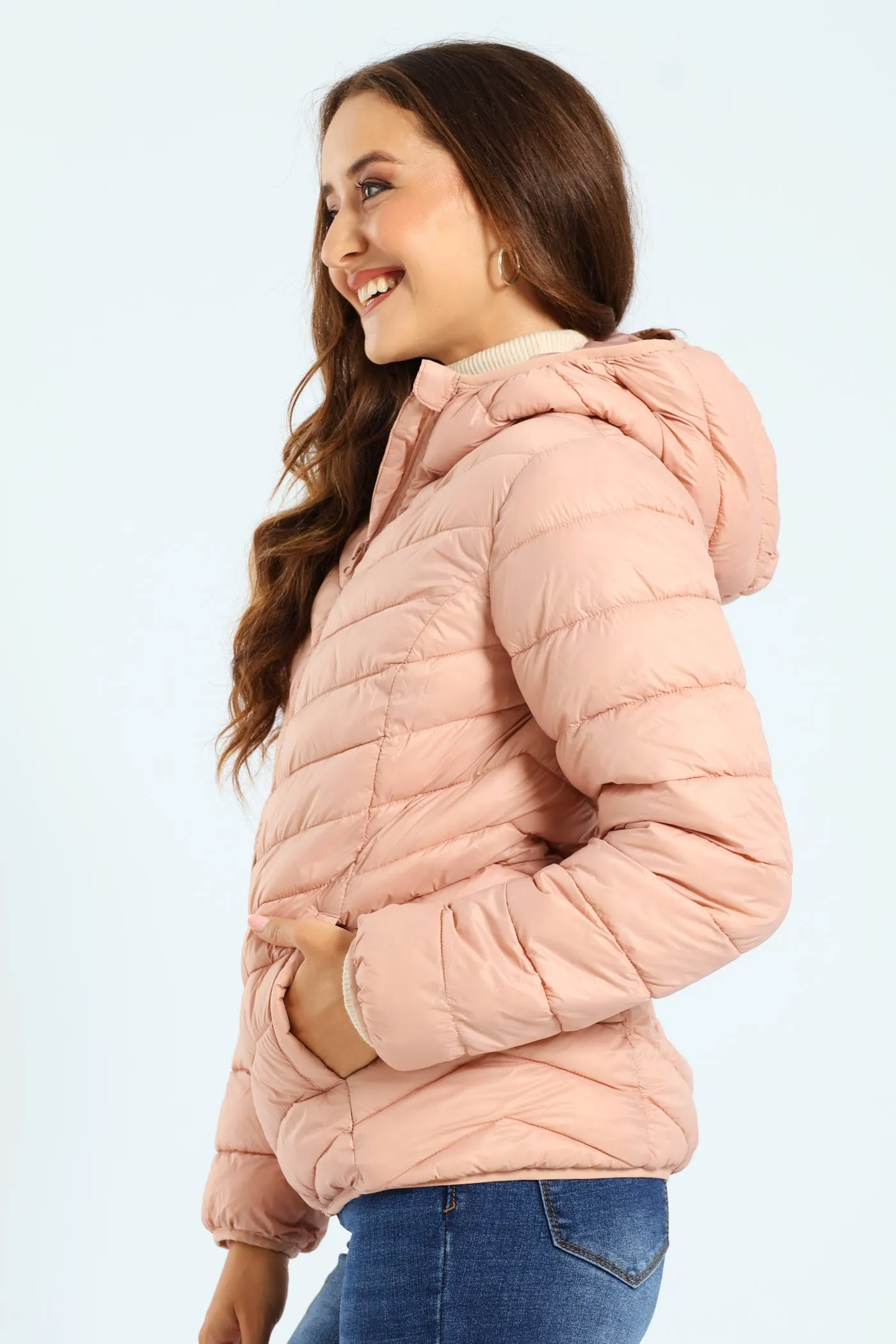 Classic Puffer With Hood - Rose sold by Edgars product image thumbnail 4