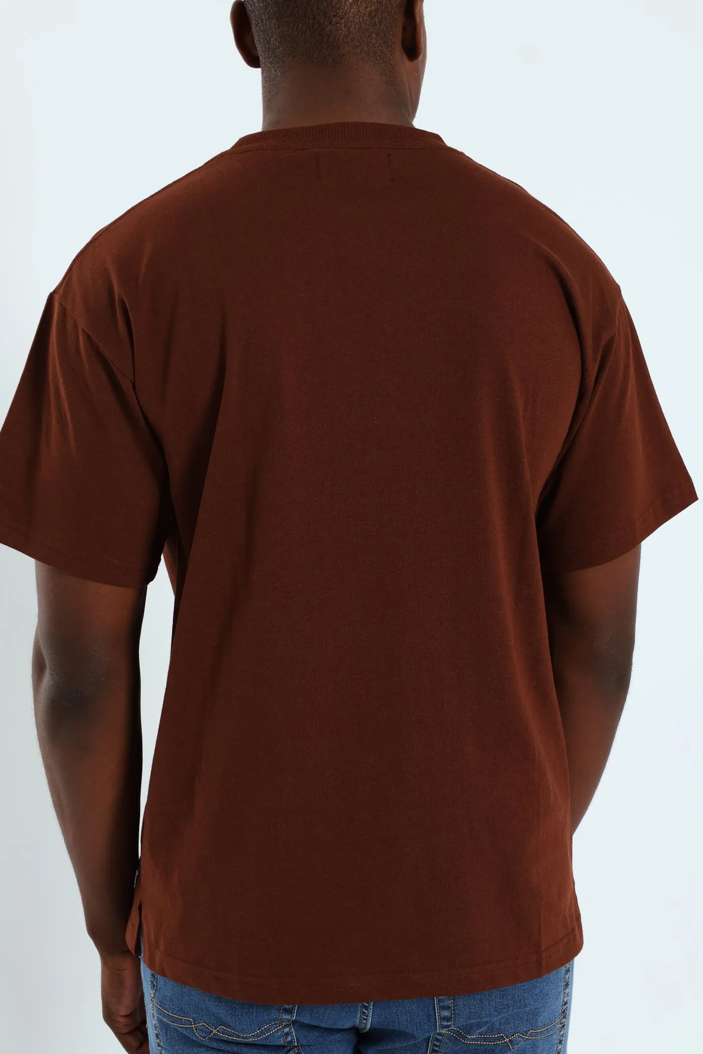 Logo Oversized Label Tee - Brown sold by Edgars product image thumbnail 3