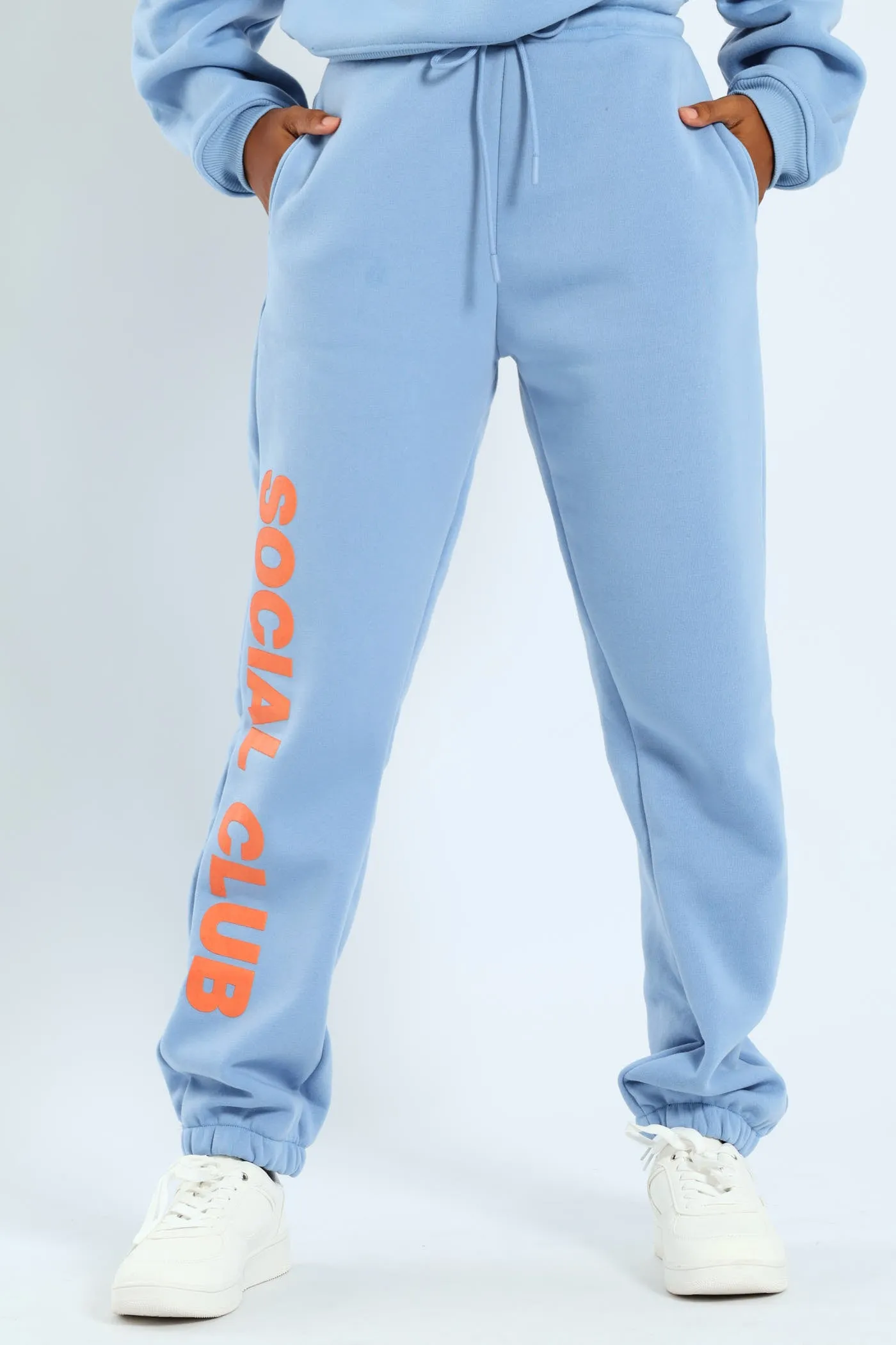 Printed Jogger - Light Blue sold by Edgars