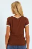 Girls Regular Tee - Brown sold by Edgars