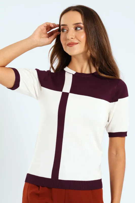 Monochrome Pullover - White sold by Edgars