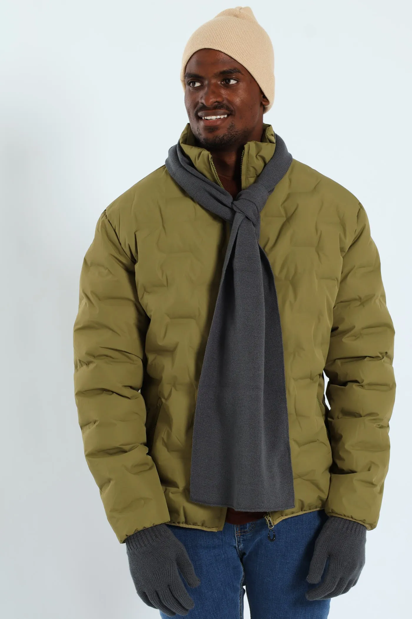 Winter Scarf - Charcoal sold by Edgars