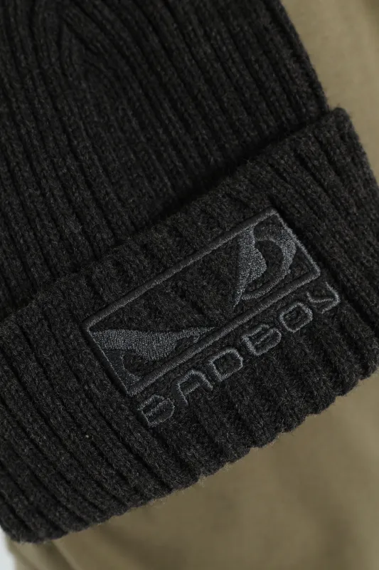 Basic Embroided Logo Beanie - Black sold by Edgars