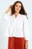 Mandy Long Sleeve Blouse - Bright White sold by Edgars