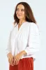 Mandy Long Sleeve Blouse - Bright White sold by Edgars