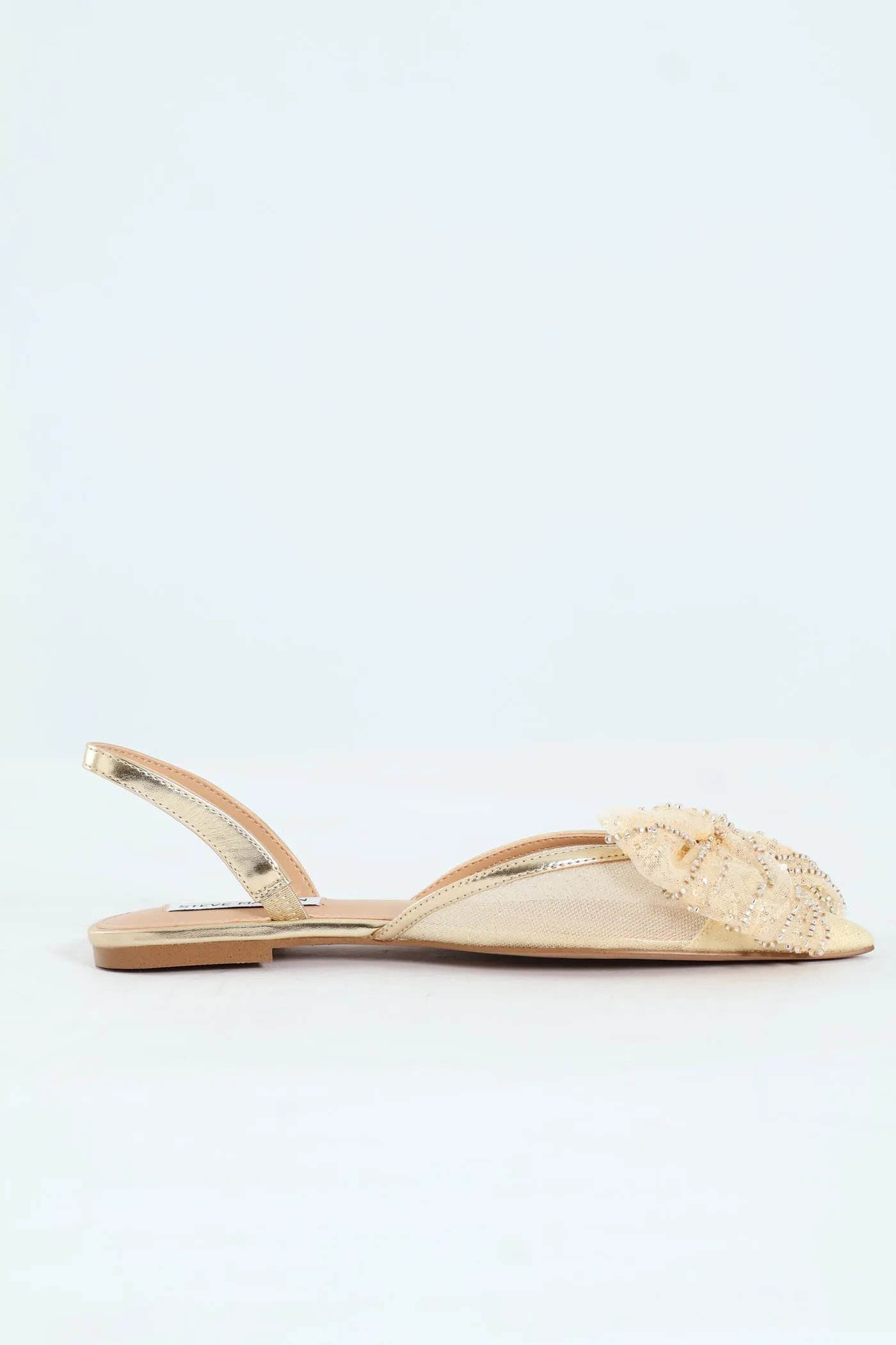 Calibria Pointed Toe Bow Sling Back - Gold sold by Edgars product image thumbnail 3