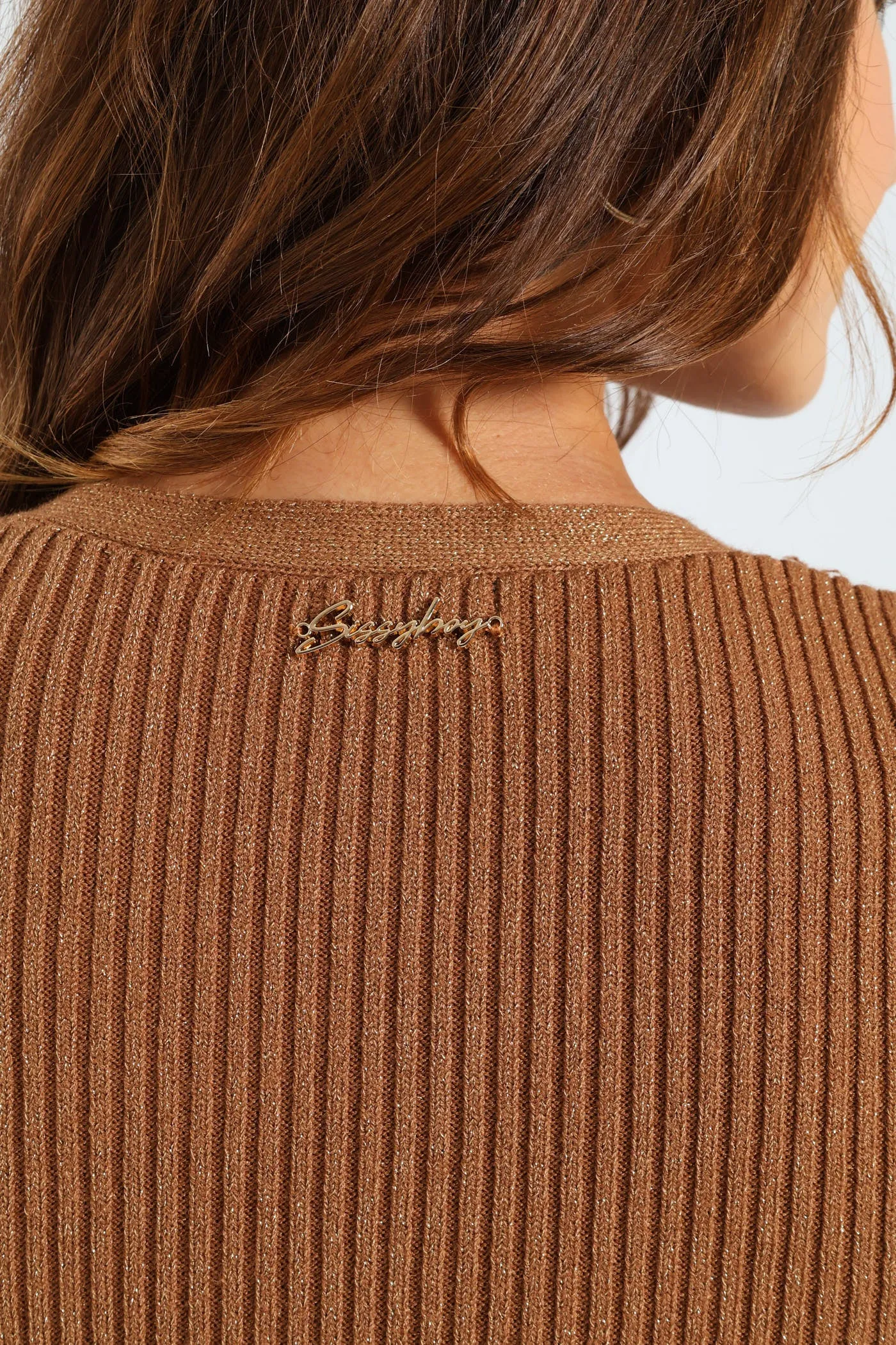 Mini Lurex Knit Dress With Gold Buttons sold by Edgars product image thumbnail 5