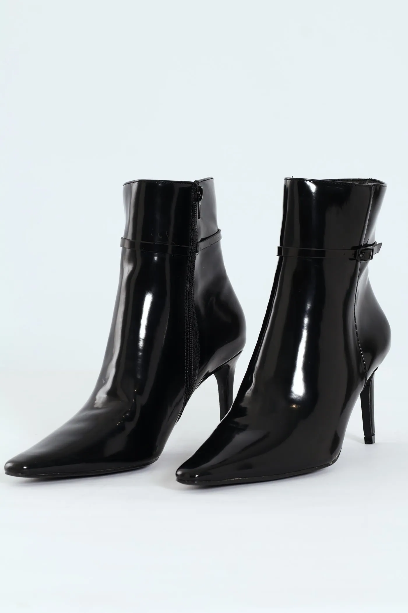Pointed Self Colour Strap Ankle Boot - Black sold by Edgars product image thumbnail 3