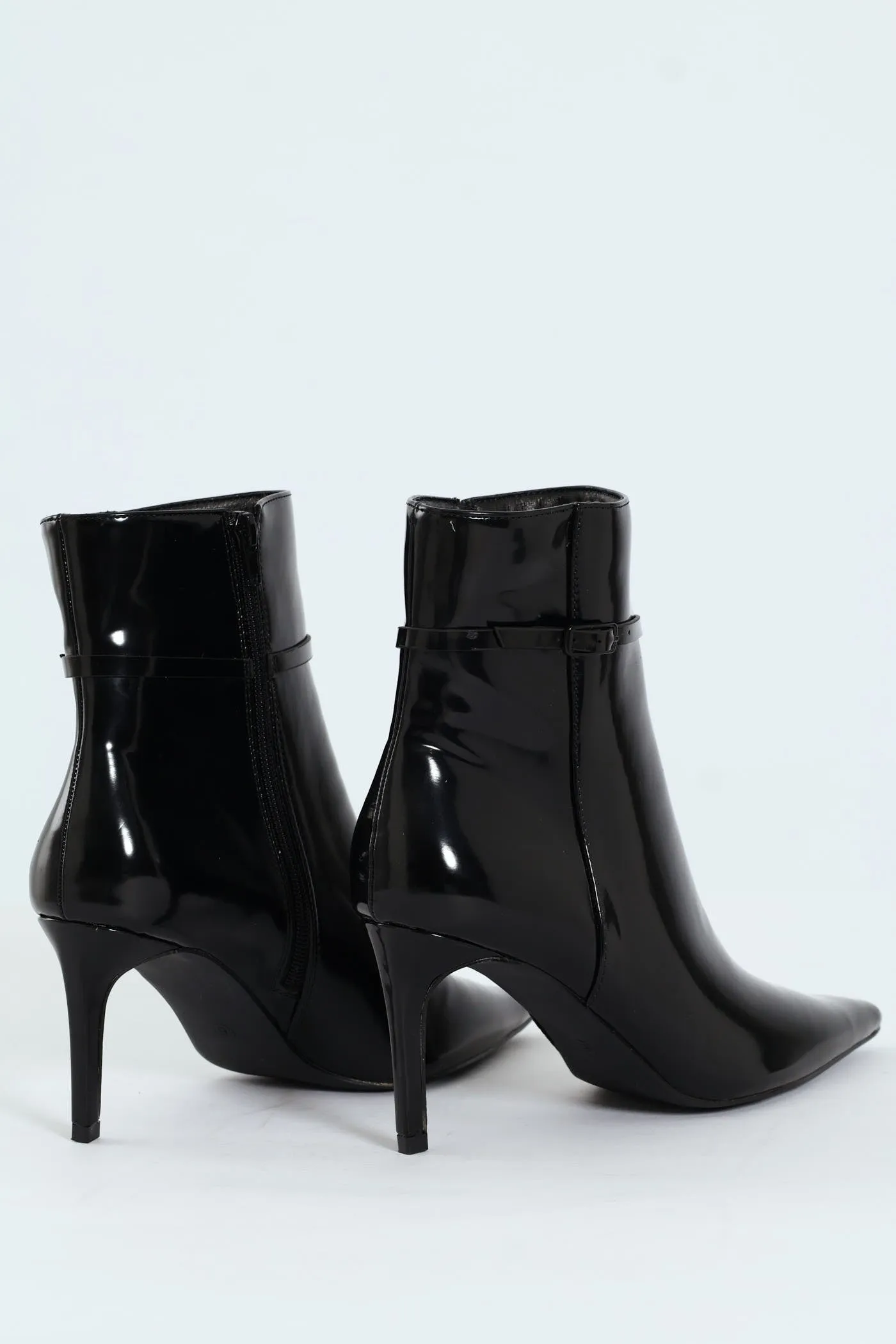 Pointed Self Colour Strap Ankle Boot - Black sold by Edgars product image thumbnail 4