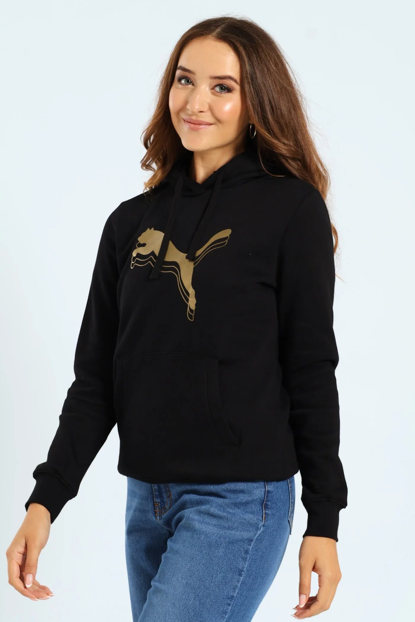 Metallic Fleece Hoodie - Black sold by Edgars product image thumbnail 3