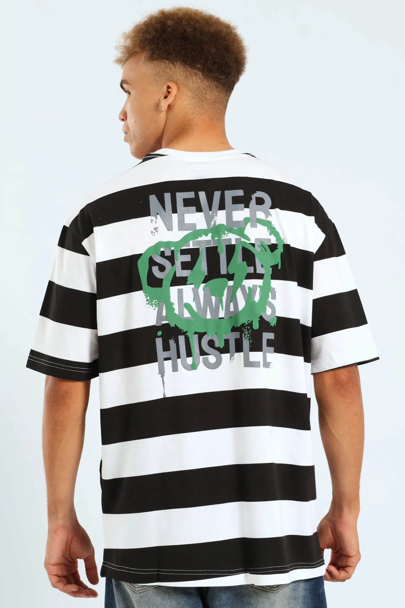 Rugby Stripe Tee - Black sold by Edgars product image thumbnail 2