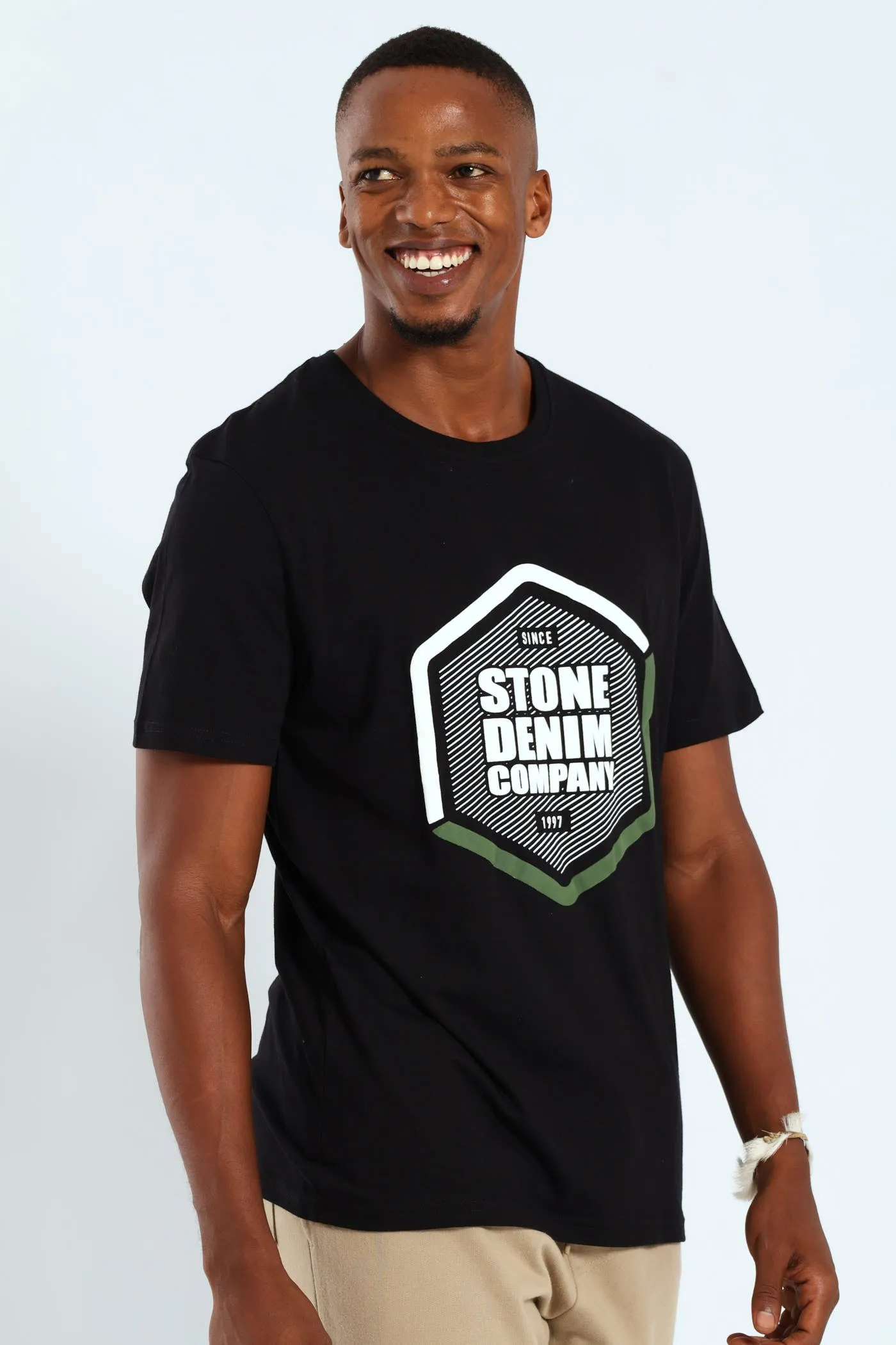 Denim Company Hexagon Puff Tee - Black sold by Edgars product image thumbnail 4