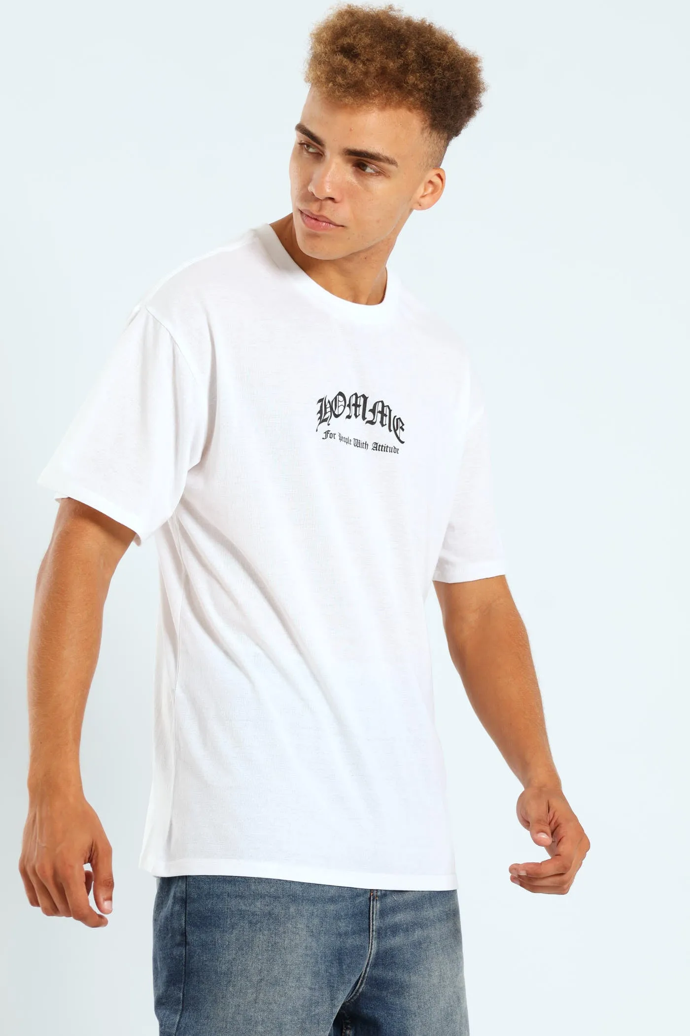 Inverse Skull Print Tee - White sold by Edgars product image thumbnail 3