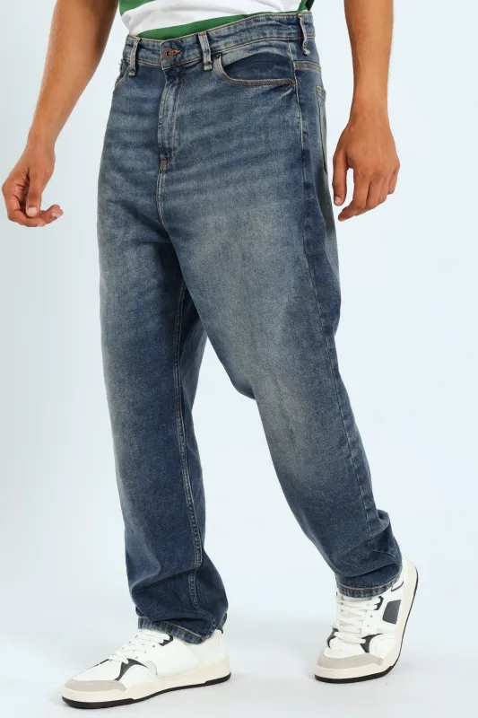Loose Fit Denim - Blue sold by Edgars