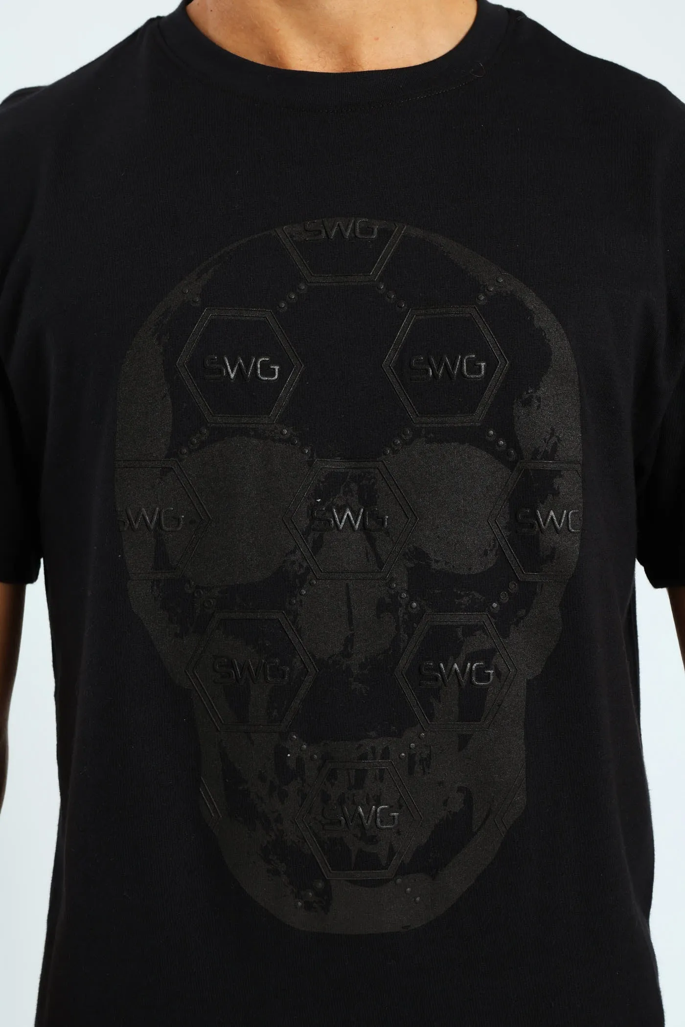 HD Skull Print Tee - Black sold by Edgars product image thumbnail 2