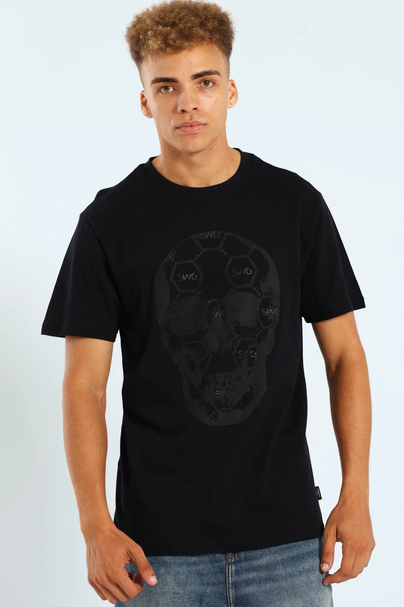 HD Skull Print Tee - Black sold by Edgars product image thumbnail 4