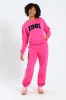 Girls Oversized Fleece Top - Cerise sold by Edgars