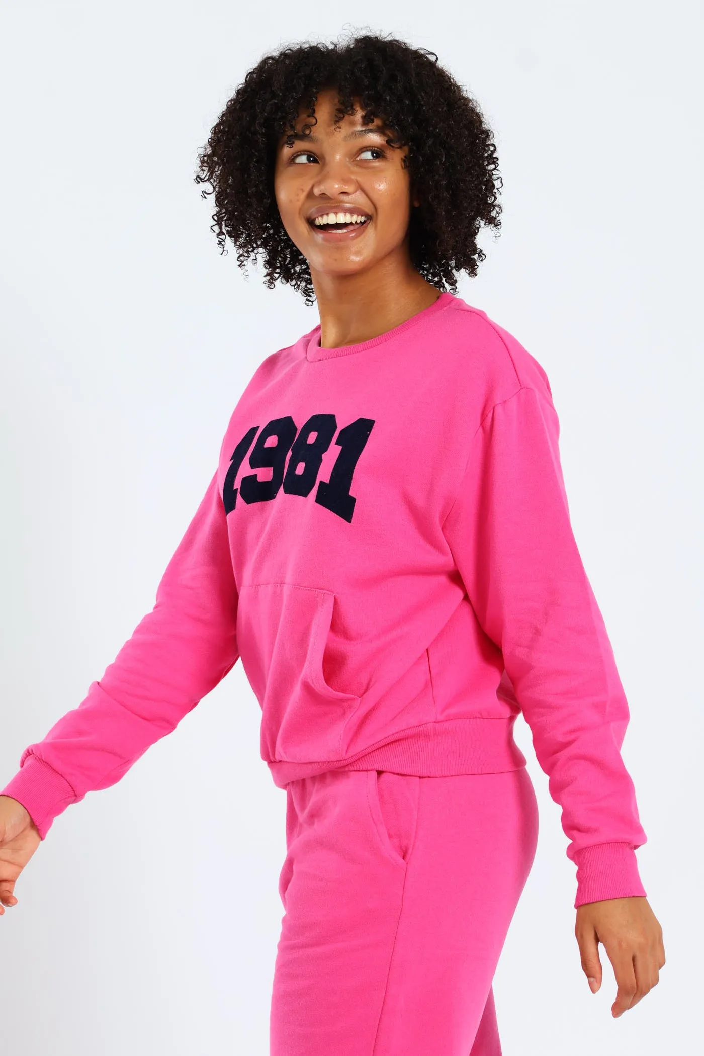 Girls Oversized Fleece Top - Cerise sold by Edgars product image thumbnail 2