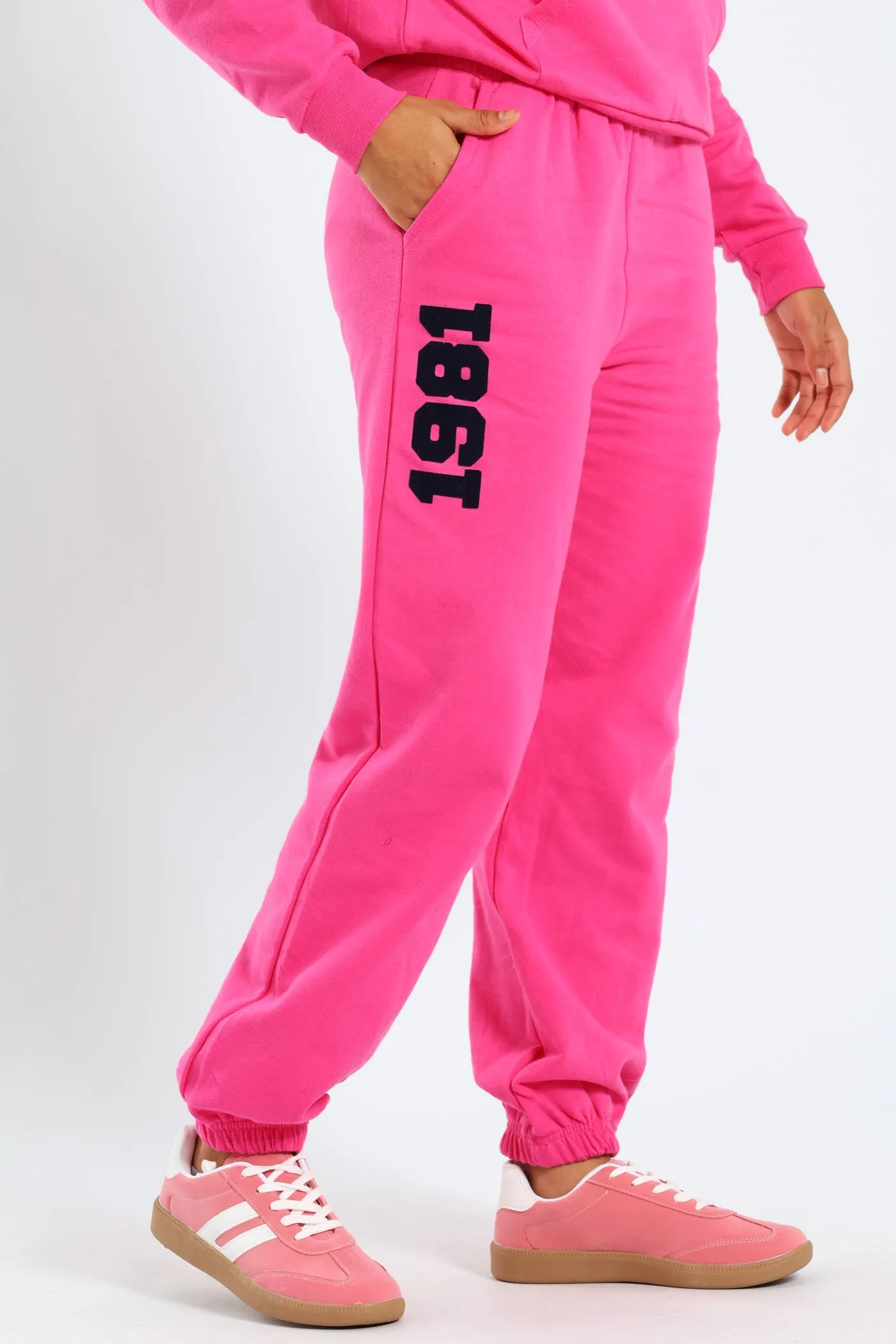 Girls Fleece Jogger - Cerise sold by Edgars