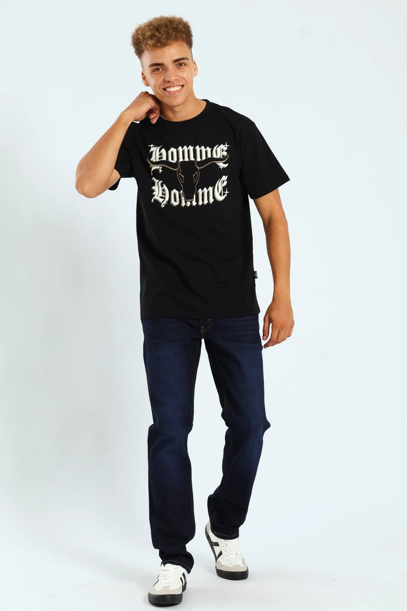 Basic Short Sleeve Print Tee - Black sold by Edgars product image thumbnail 4