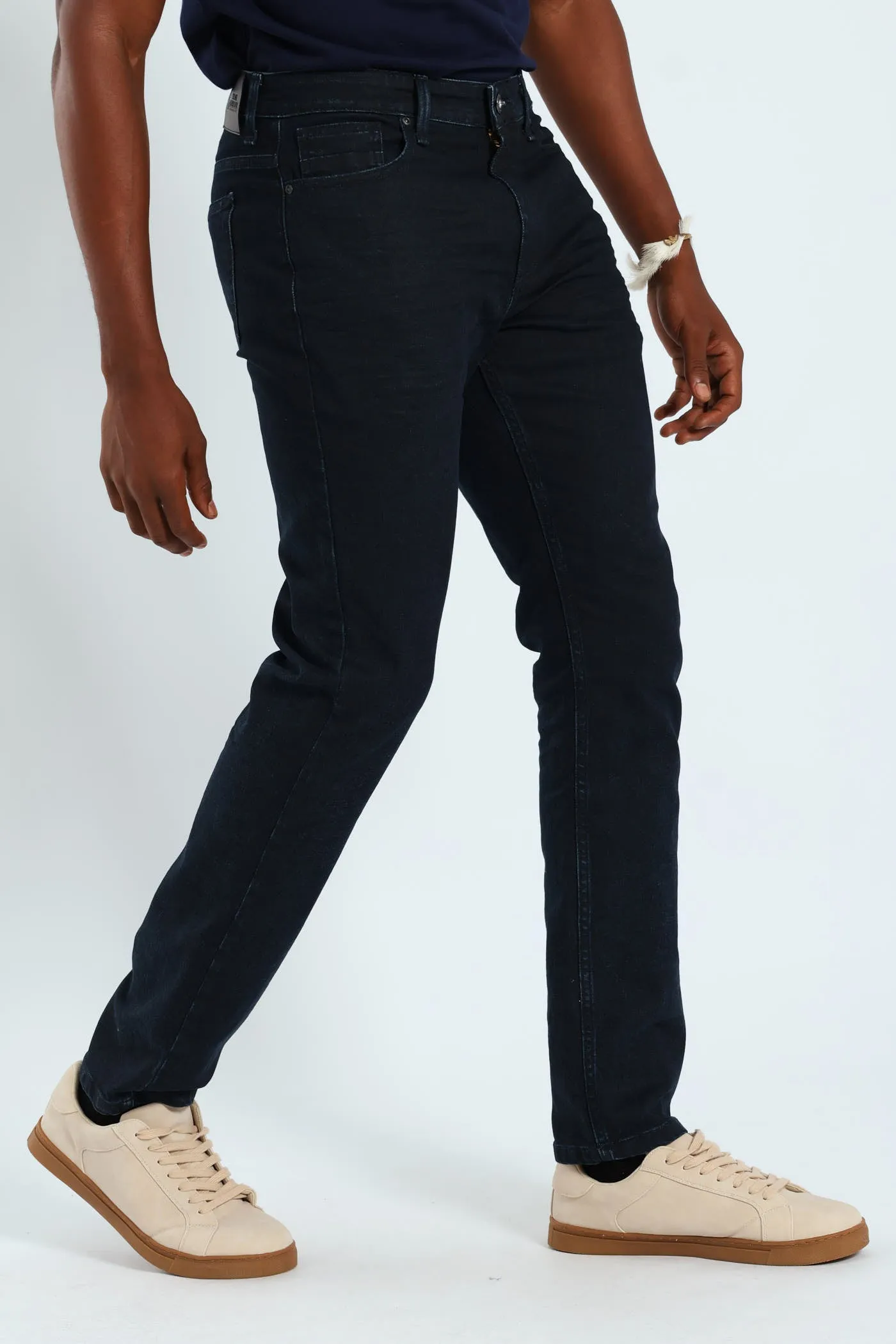 Smart Slim Denim - Blue/Black sold by Edgars