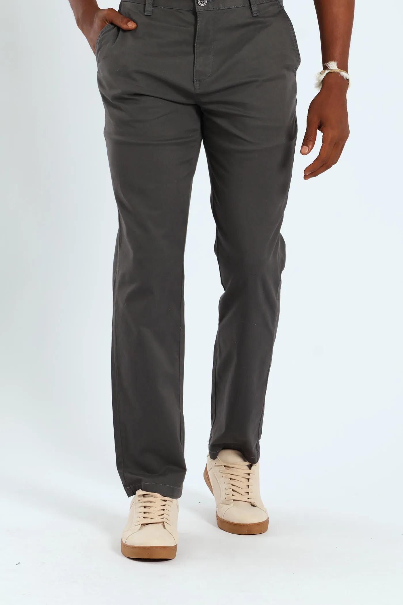 Basic Straight Stretch Chino - Grey sold by Edgars product image thumbnail 3