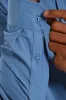 Textured Long Sleeve Shirt - Smokey Blue sold by Edgars