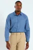 Textured Long Sleeve Shirt - Smokey Blue sold by Edgars