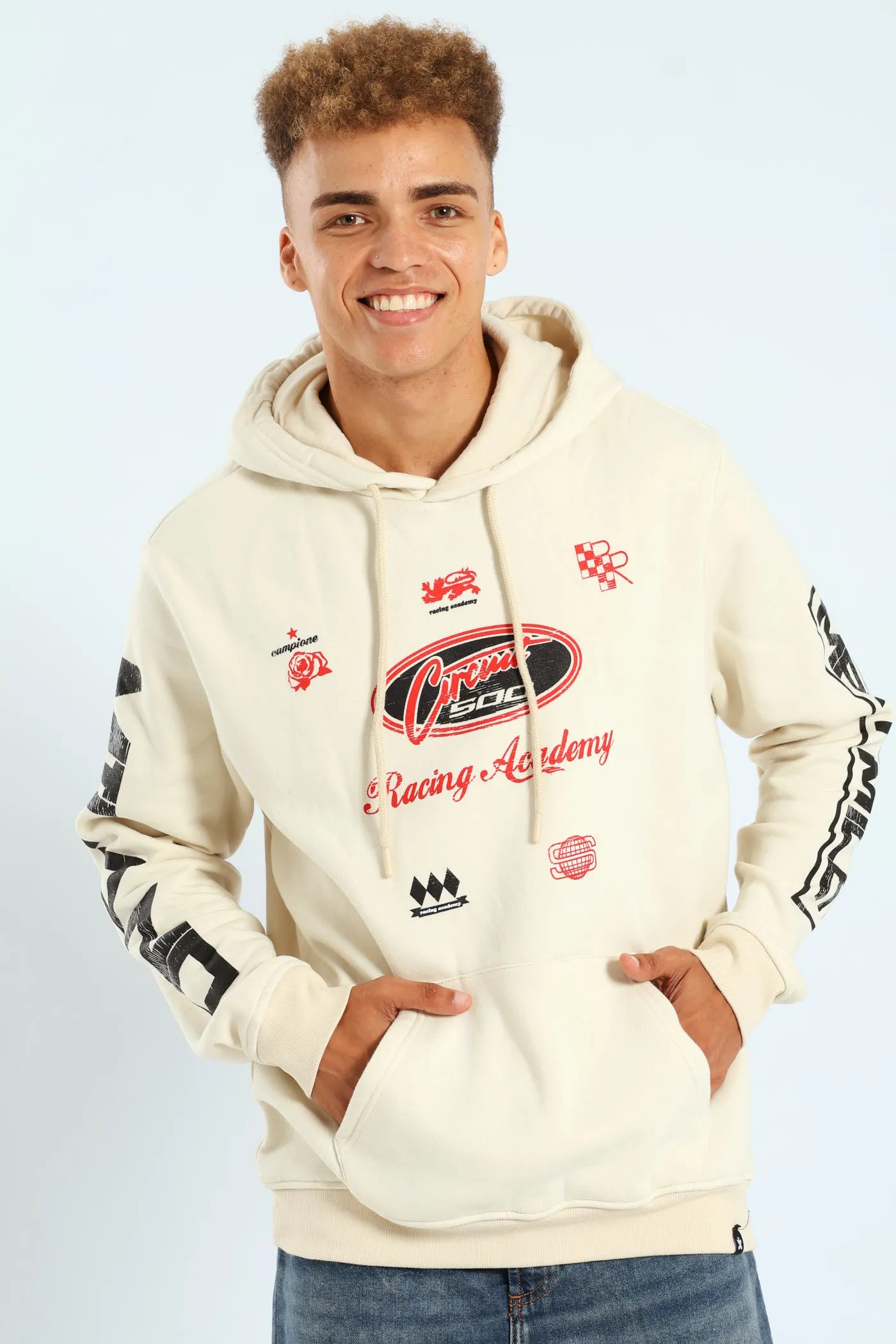 Racing Fashion Hoody - Light Stone sold by Edgars product image thumbnail 5