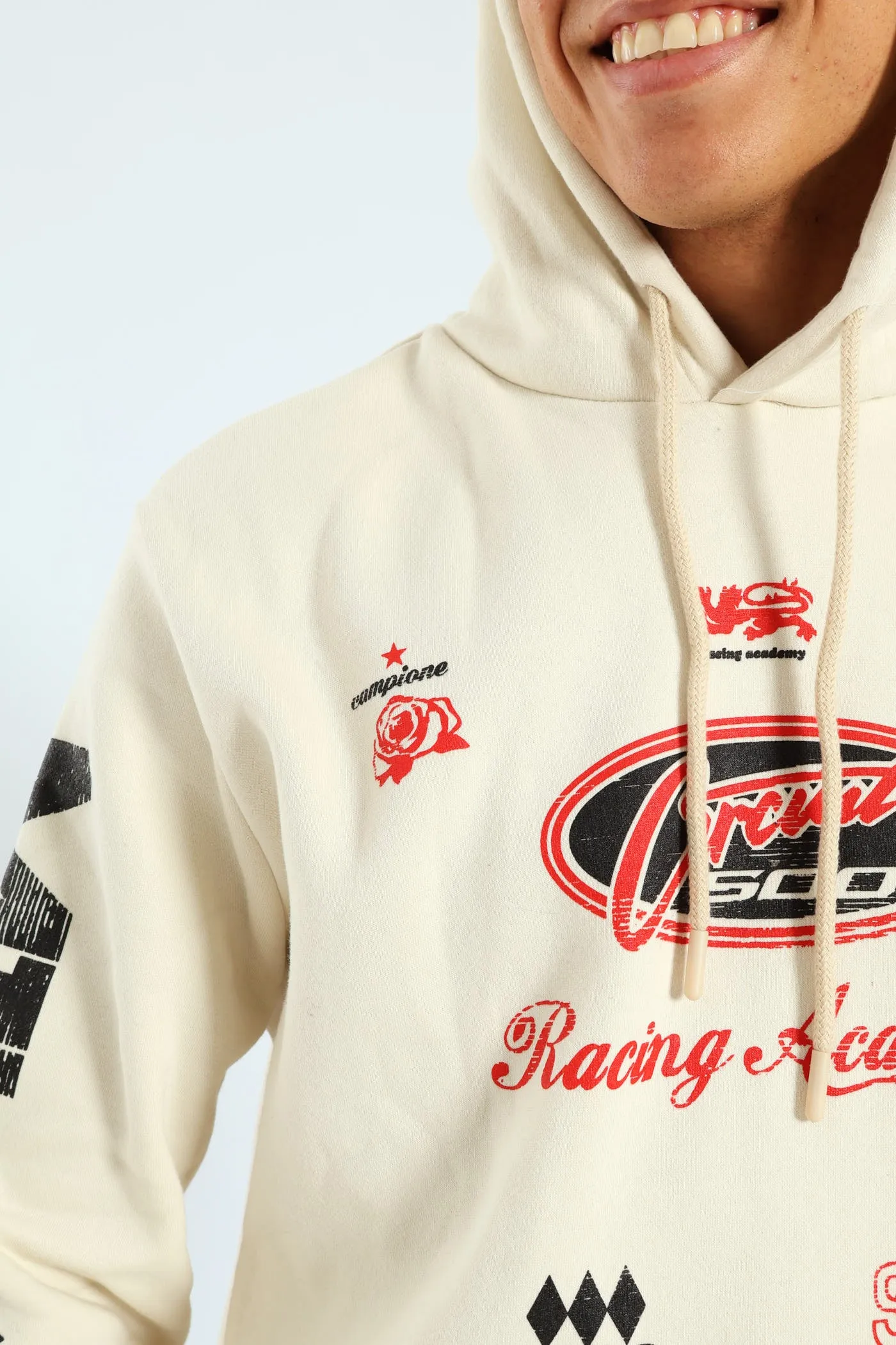 Racing Fashion Hoody - Light Stone sold by Edgars product image thumbnail 4