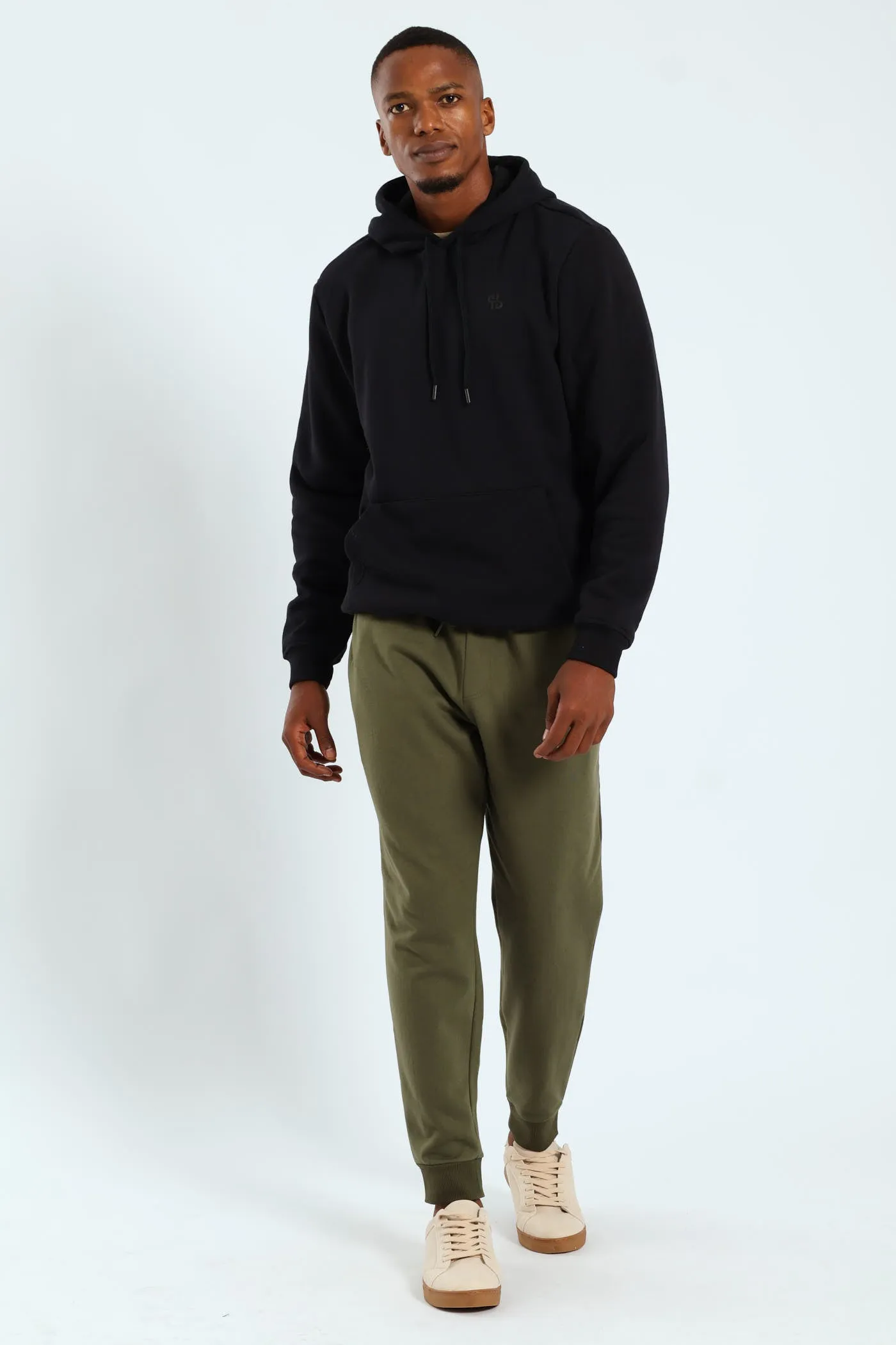 Plain Fleece Hoodie Pullover - Black sold by Edgars product image thumbnail 4