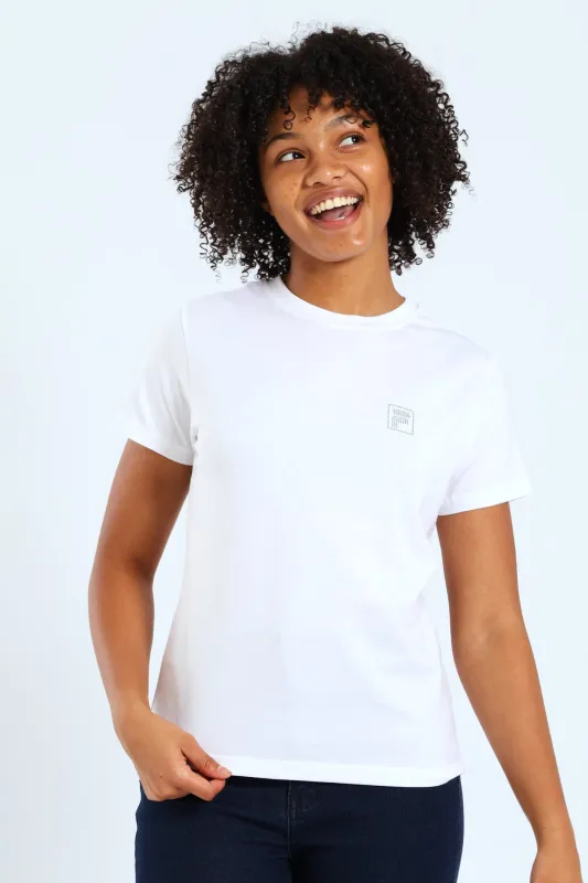 Girls Gemma Tee - White sold by Edgars