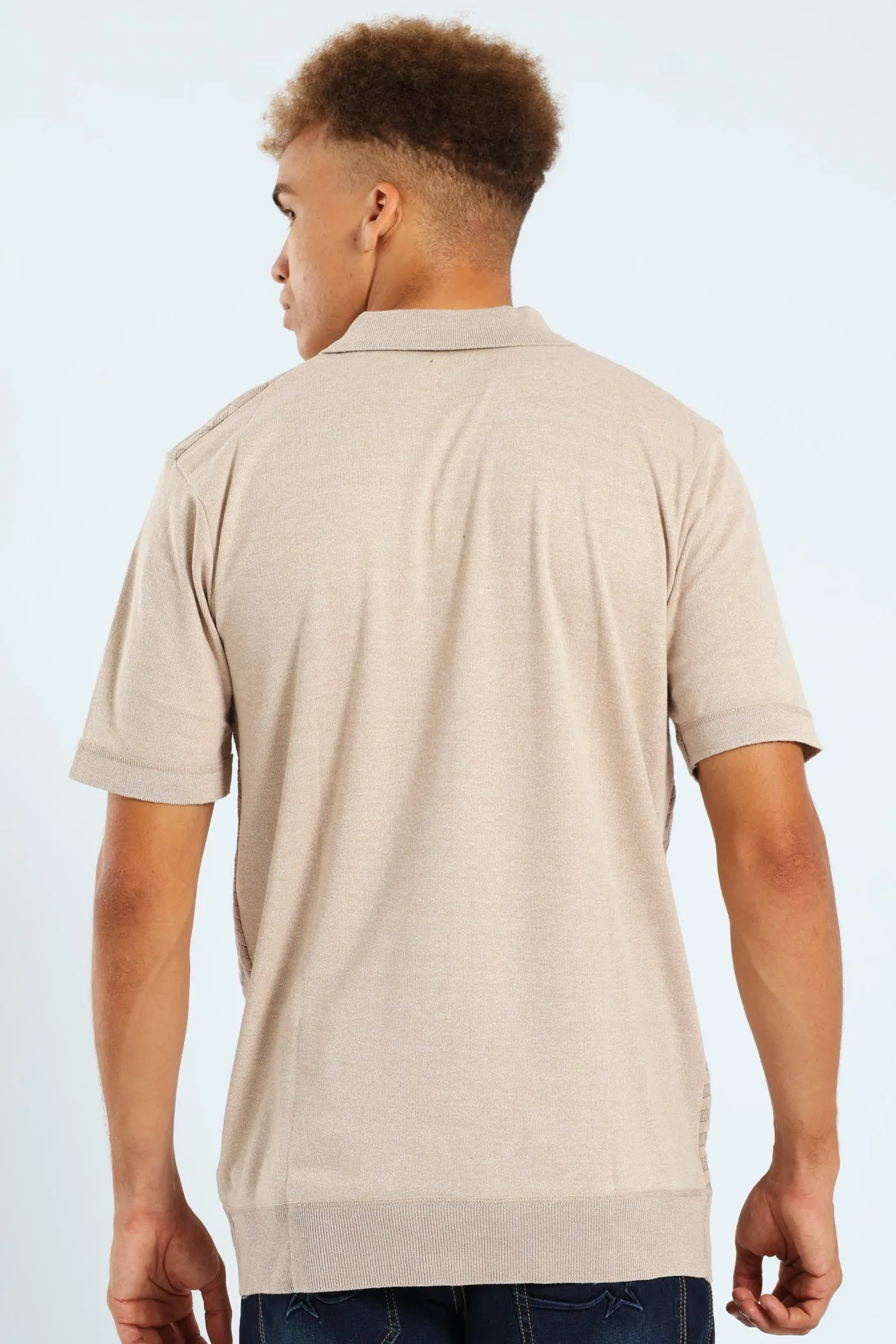 Heringbone Knitwear Golfer - Stone sold by Edgars product image thumbnail 2