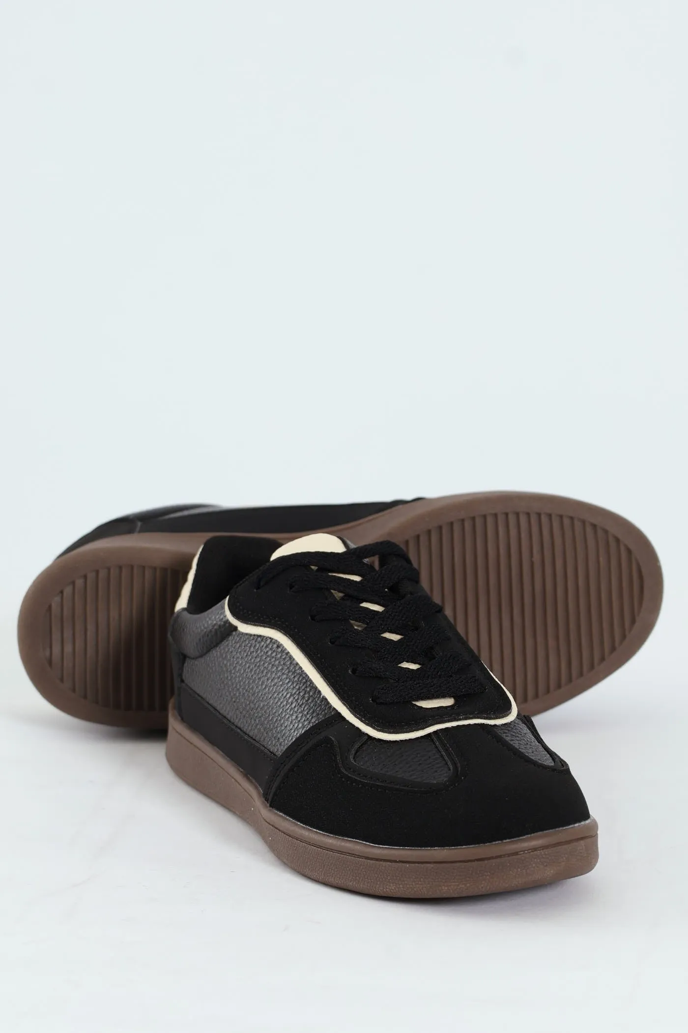 Suede Street Sneaker - Black sold by Edgars