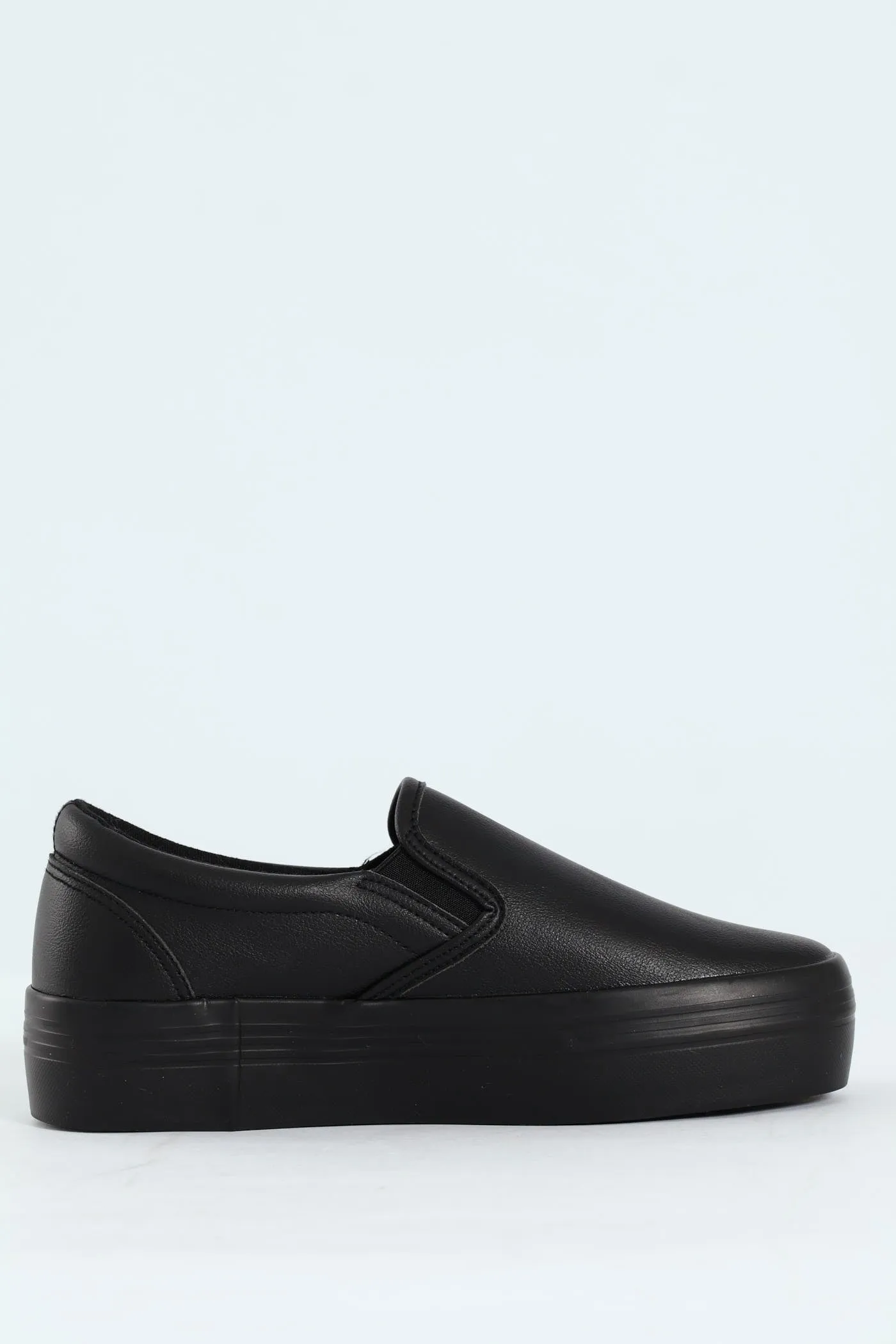 Plain Monoplatform Slip On Sneaker - Black sold by Edgars product image thumbnail 4