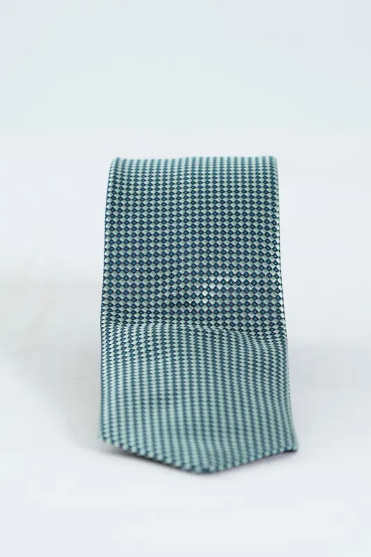 Patterned Tie - Green sold by Edgars