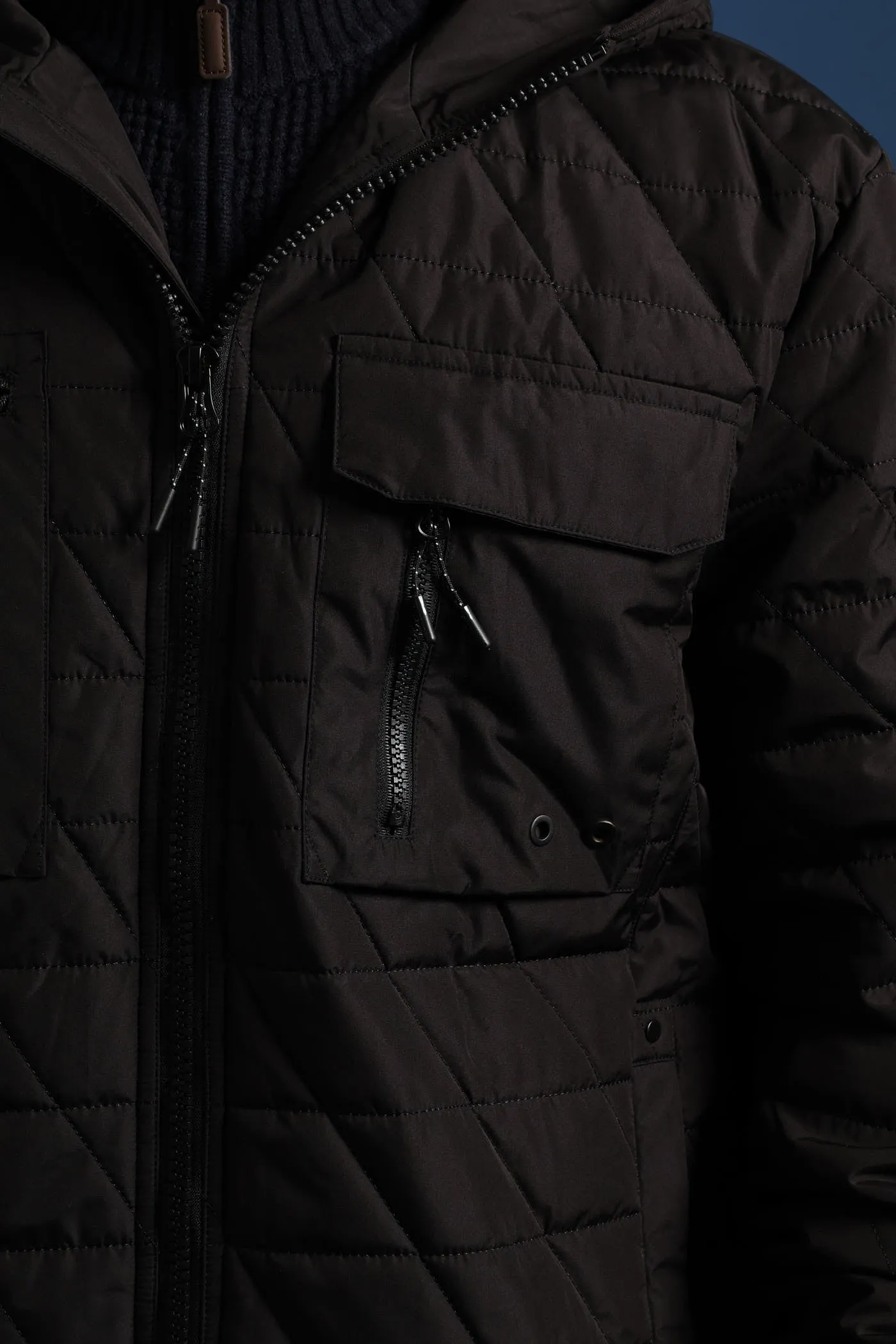 Quilted Utility Jacket - Black sold by Edgars product image thumbnail 2
