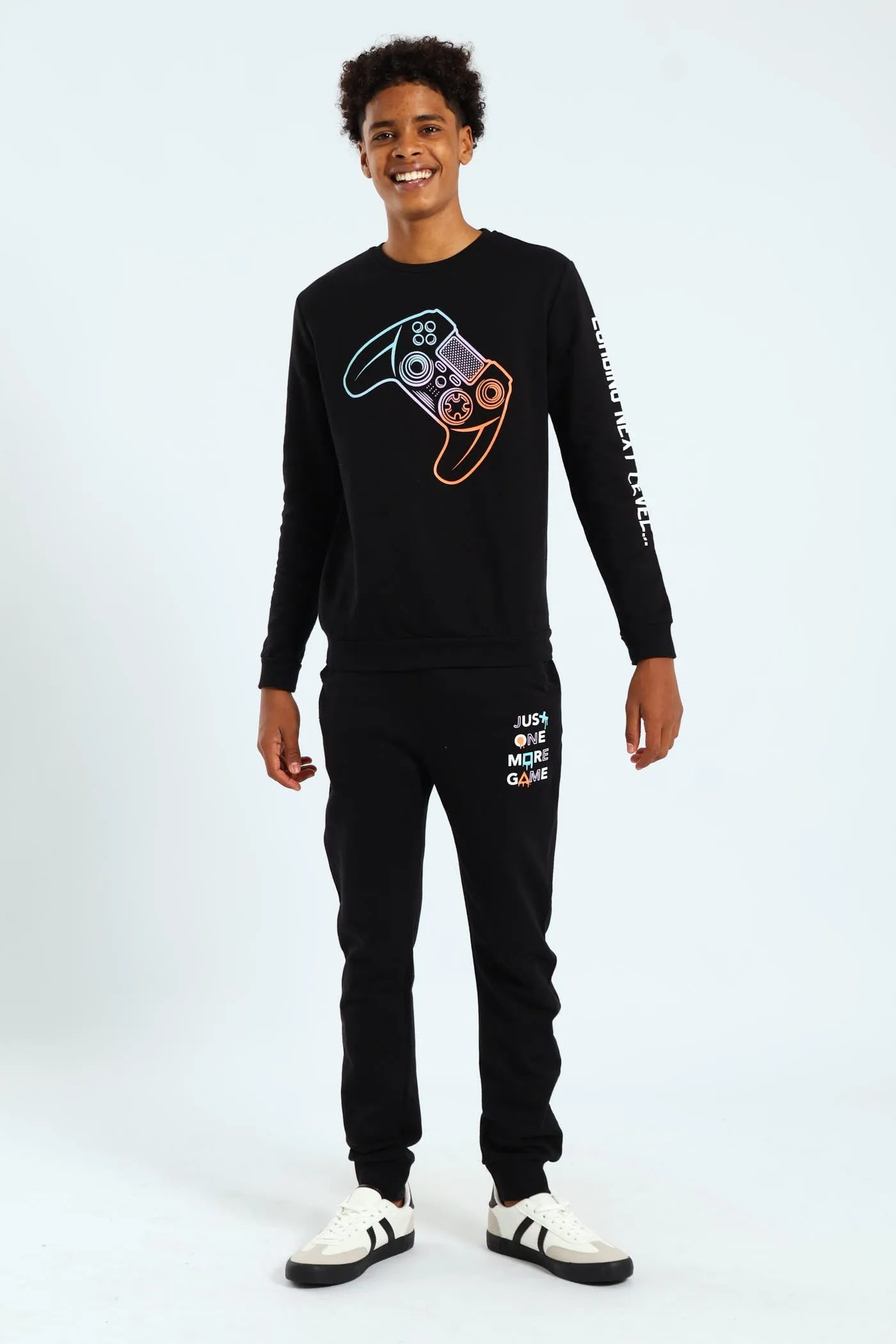 Boys Gamer Crew Top - Black sold by Edgars product image thumbnail 2