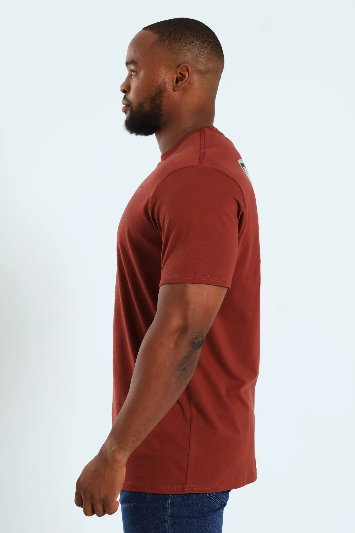 VA All The Way Red Stitch Tee - Brick sold by Edgars product image thumbnail 3