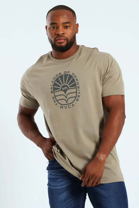 AG Seal Red Stitch Tee - Taupe sold by Edgars