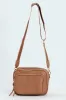 Front Zip Camera Bag With Webbing Strap - Tan sold by Edgars