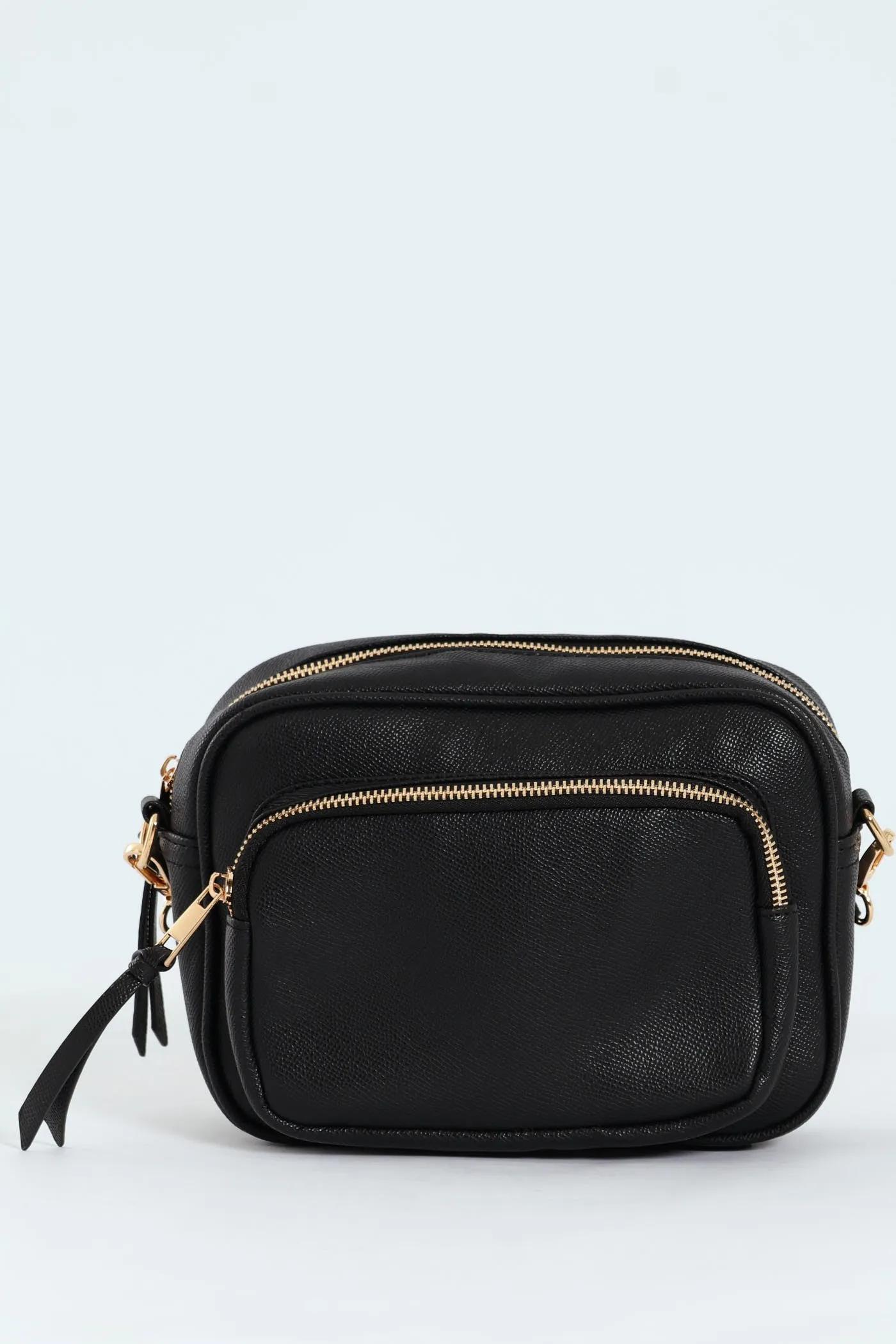 Front Zip Camera Bag With Webbing Strap - Black sold by Edgars product image thumbnail 4