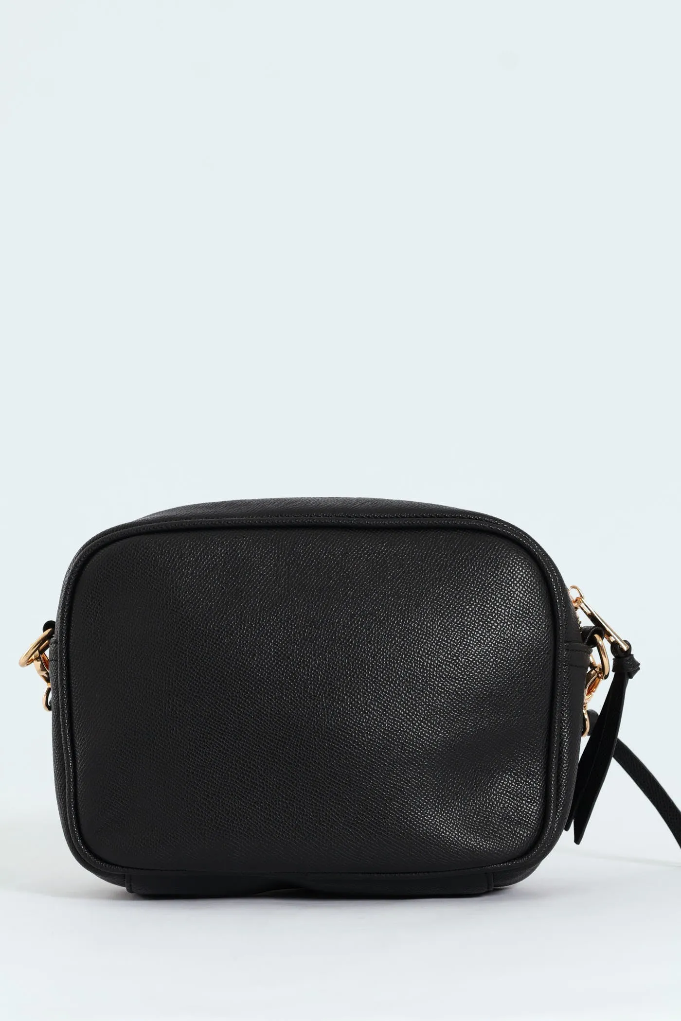 Front Zip Camera Bag With Webbing Strap - Black sold by Edgars product image thumbnail 3