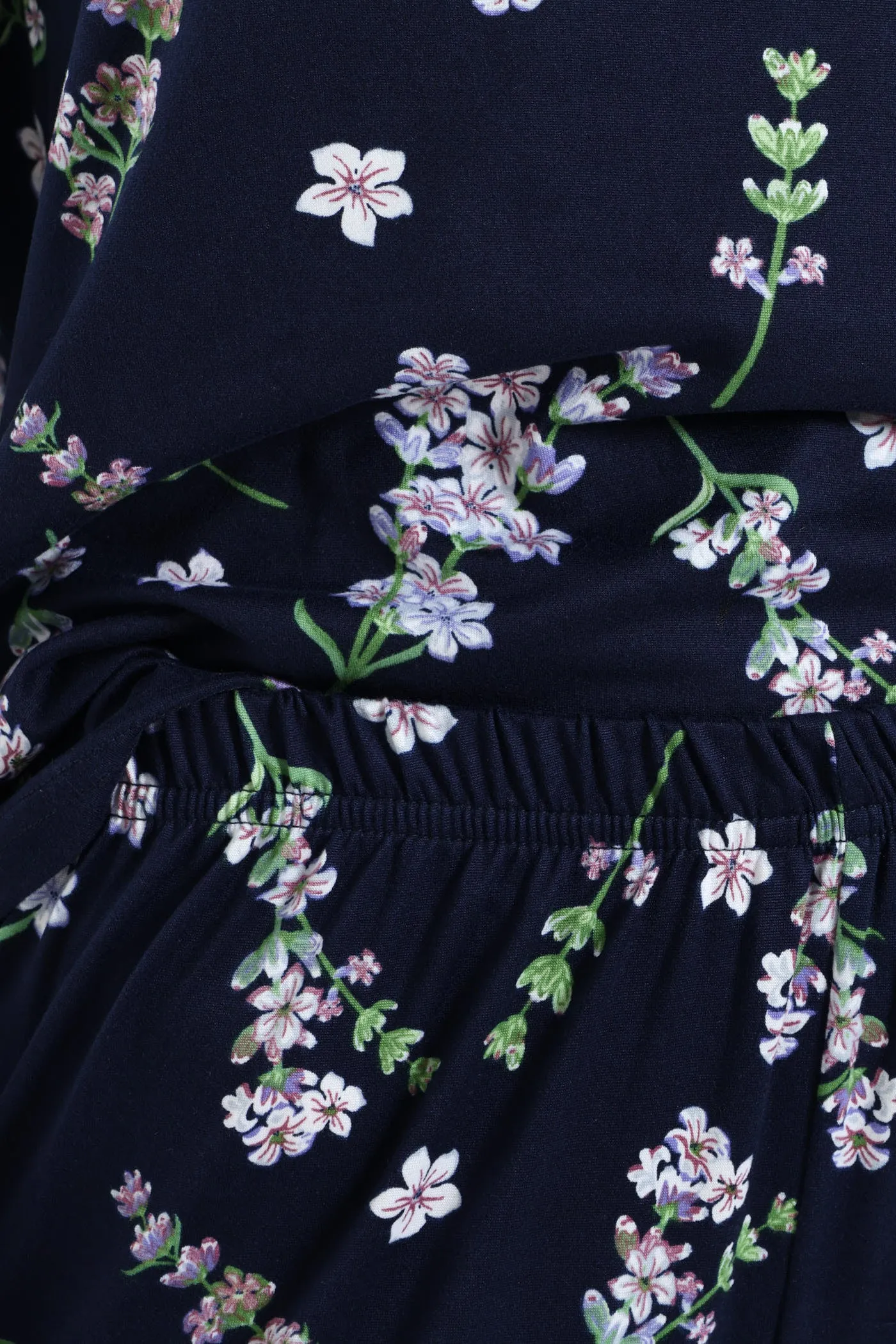 Soft Touch Lace Detail Top & Pants Set - Navy sold by Edgars product image thumbnail 4