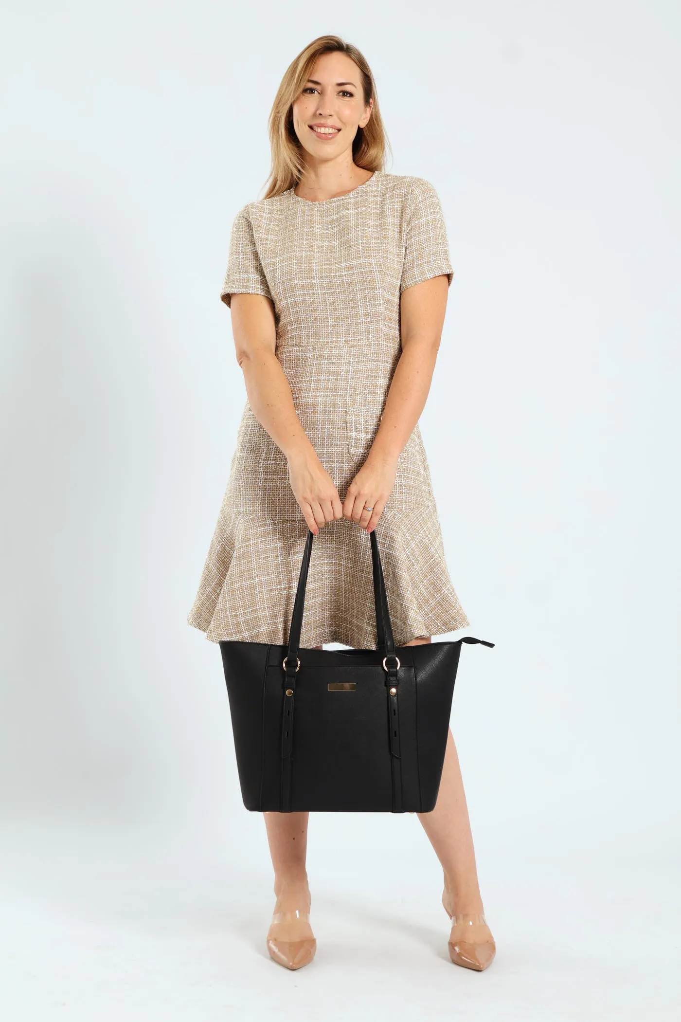 Gold Ring Text Shopper - Black sold by Edgars product image thumbnail 2